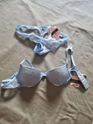 Conjunto lencería Tezenis azul