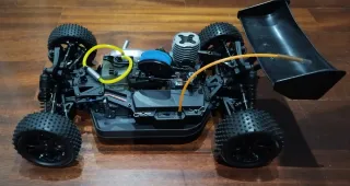 Vacaciones Thunder Tiger Tomahawk BX Nitro RC Car