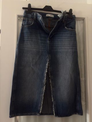 Falda vaquera Zara Talla 13-14, 