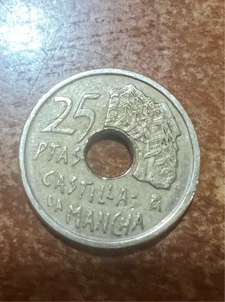 Moneda 25 pesetas 1996 don quijote de España 