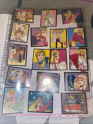 Lotto figurine Barbie Rock Stars 1986 Panini