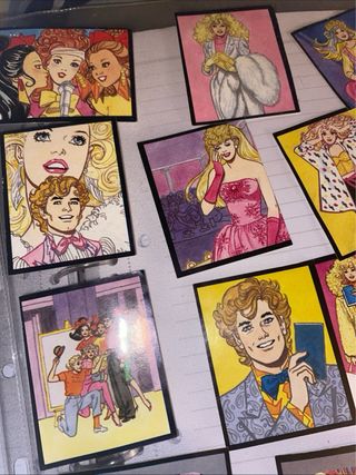 Lotto figurine Barbie Rock Stars 1986 Panini