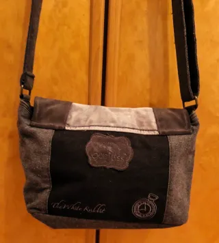Bolso Santoro Gorjuss Muñeca Gris y Rosa