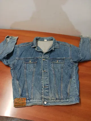 Cazadora Vaquera Vintage El Charro falta un botón