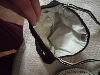 2 Bolsos a ganchillo hechos a mano para niña