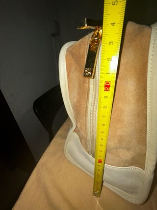 Bolso Loewe Vintage Piel y Ante beige /Blanco