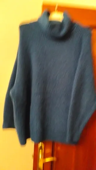 Jersey Zara Knit Azulón Talla XL