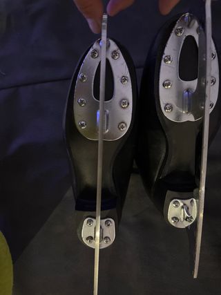 Pattini da ghiaccio neri risport