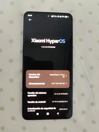 Xiaomi Redmi Note 11 Pro+ 5G Azul con cargador