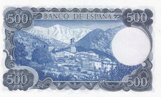 Billete 500 Pesetas 1971 SC