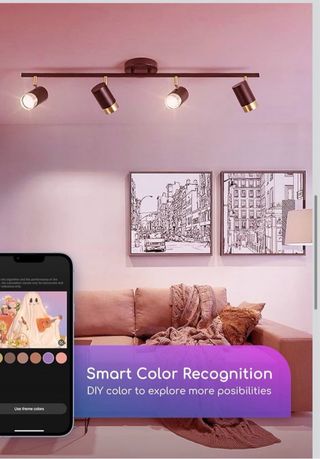 4  LED GU10 Wifi,Voz,Alexa,Google