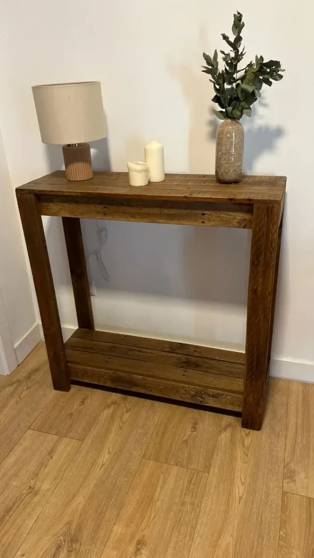 CONSOLA RECIBIDOR DE MADERA