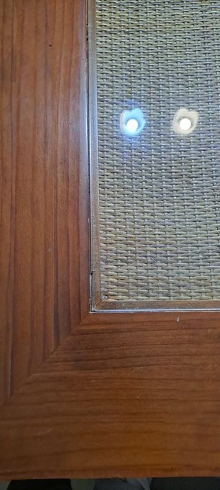 Mesa Comedor Madera Maciza y Ratán + 4 Sillas