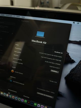 Apple MacBook Air 2018 - Intel Core i5 com 8GB