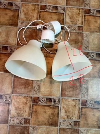 Plafón techo plástico blanco y beige