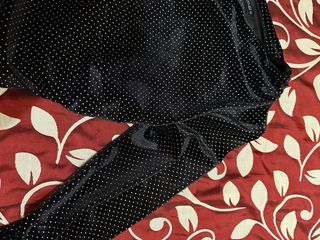Vestido Zara Negro Terciopelo Pedrería Talla M