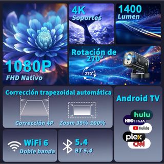 Proyector Portátil Bluetooth. PRECINTADO