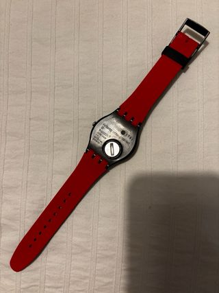 Reloj Swatch Analógico Suizo Negro/Plata