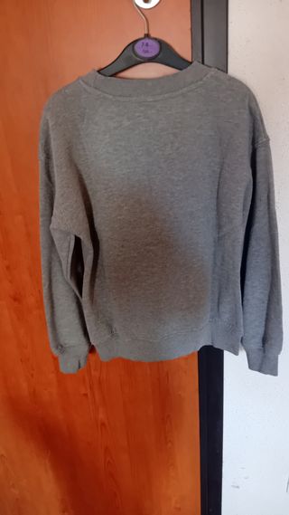 Felpa grigia con applicazione panda