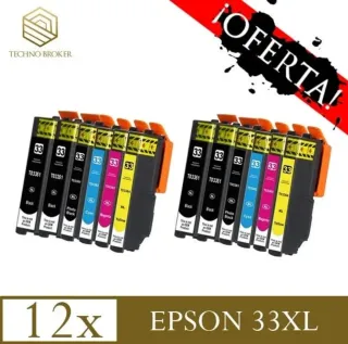EPSON 33XL COMPATIBLE PACK 12