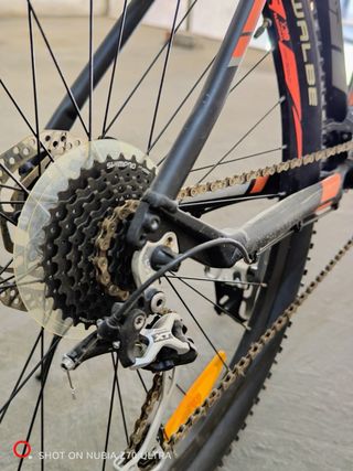 Bicicleta Scott Montaña Negra/Naranja