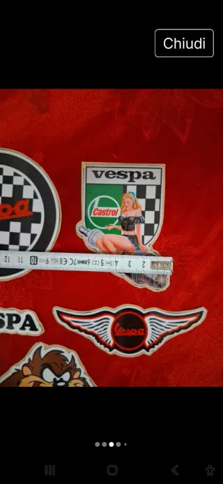 Set 5 Adesivi Vespa