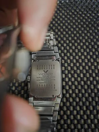 Reloj Viceroy Cronógrafo Naranja y Plata