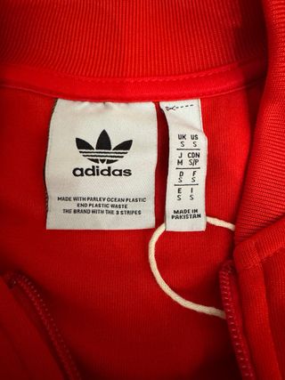 Chaqueta Adidas Roja Talla S