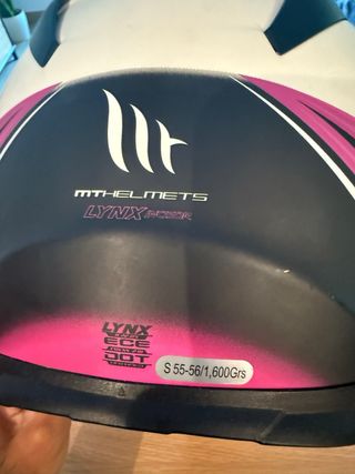 Casco Moto MT HELMETS Rosa Blanco