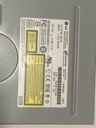 LG CD-ROM Drive Lector y grabador 