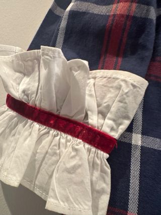 Vestido Dadati cuadros 3 años ideal Navidad