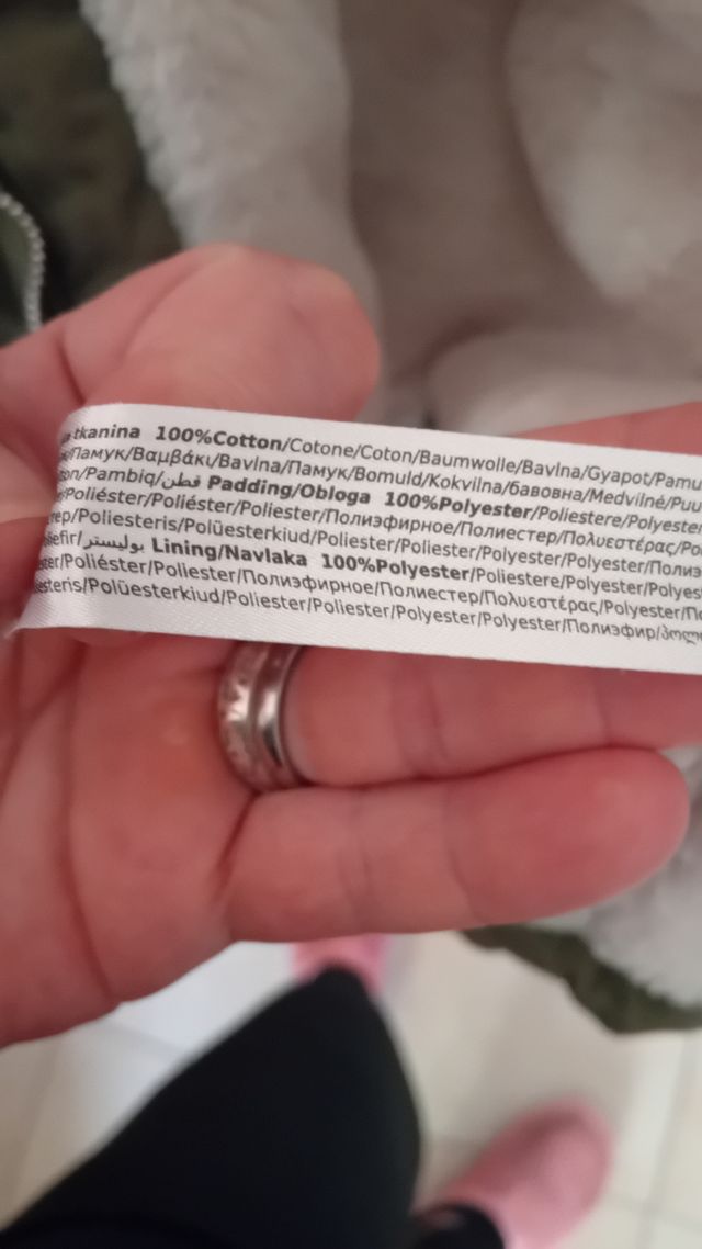 Giubbotto invernale verde