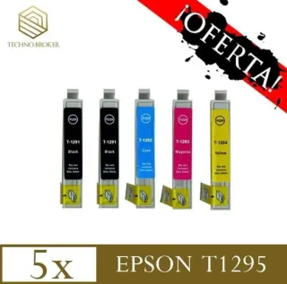 EPSON T1291 - 2 - 3 - 4 - 5 COMPATIBLE PACK 5