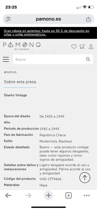 Juego 2 Sillas Plegables Thonet B751 Madera