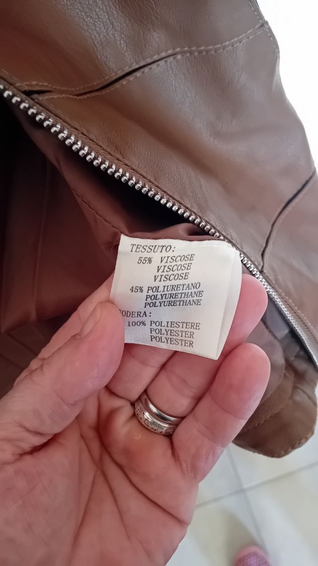 Giubbotto donna marrone taglia M