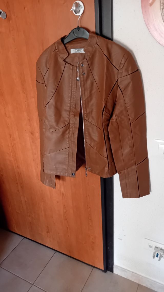 Giubbotto donna marrone taglia M