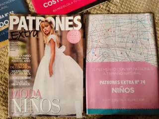 9 Revistas Patrones EXTRA. Casi todos sin abrir.