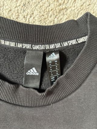 Sudadera Adidas Logo Negra