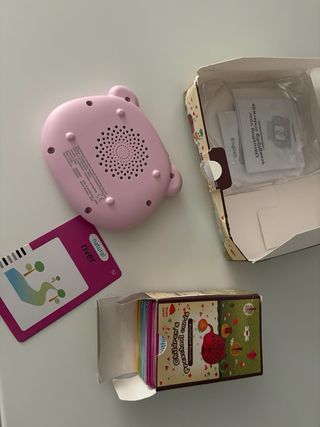 Gioco educativo orsetto con carte prescolari