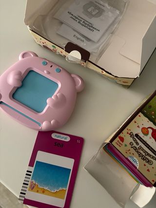 Gioco educativo orsetto con carte prescolari