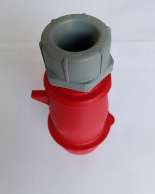 Unidad Enchufe Industrial Menekes 16A 6H Rojo,