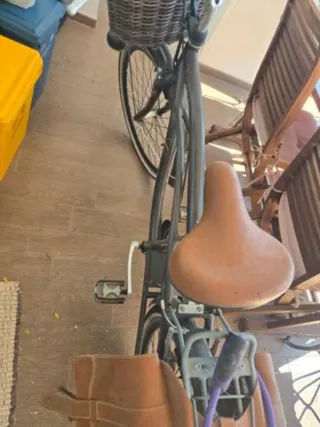 Bicicletta da città con cestino