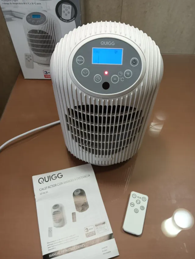 Calefactor Quigg con Mando a Distancia