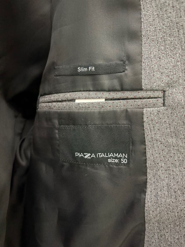 Giacca uomo grigia taglia 50