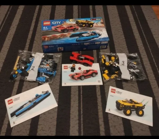LEGO City 60395: Vehículos de Carreras
