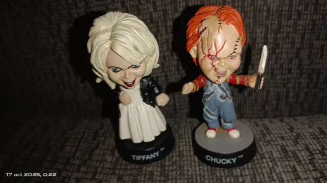 Chucky y Tiffany Sideshow 1998 Figuras 3.5" 8,9cm