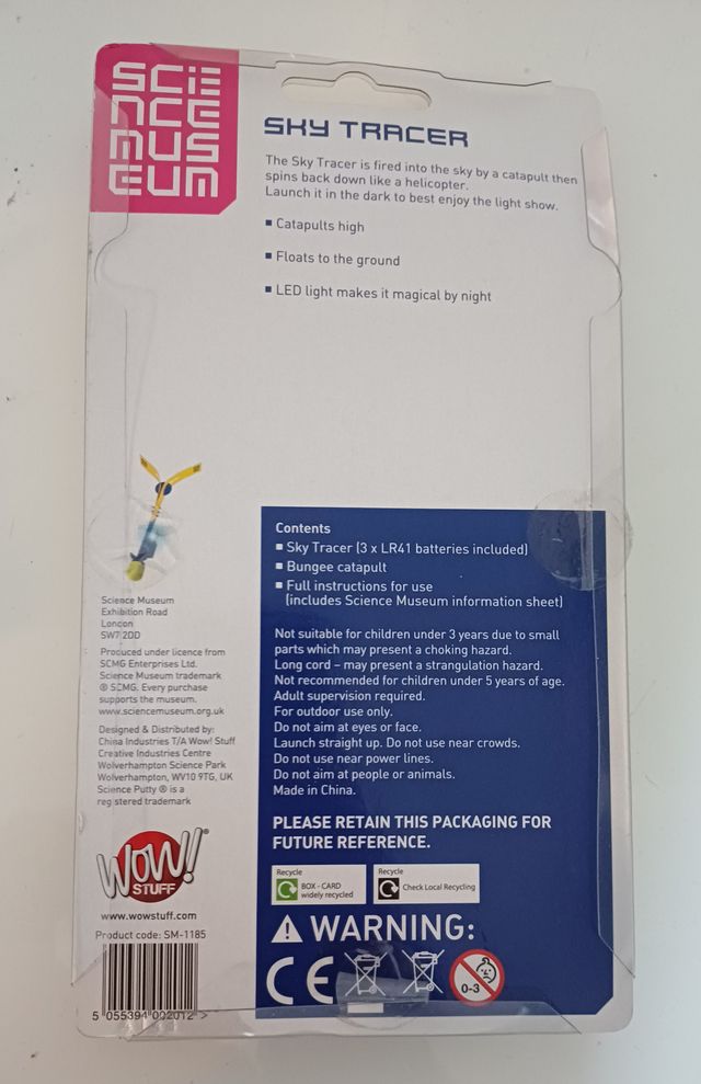 Sky Tracer Science Museum giocattolo