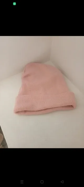 Gorro de invierno rosa