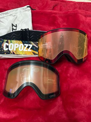 Gafas esquí COPOZZ nuevas + recambio