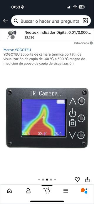 Cámara Termográfica termica Nueva